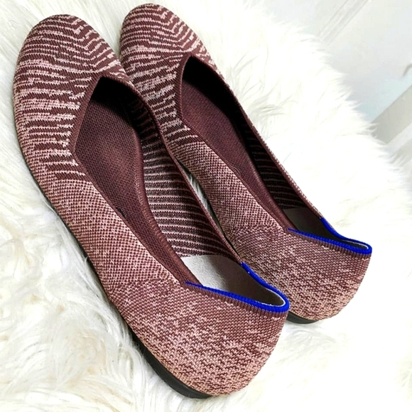 Rothy's Metallic Slip On Brown Flats Size W10🌴 - Picture 3 of 9